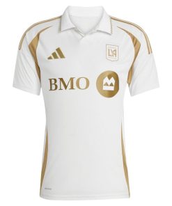 Alternative view of Olivier Giroud LAFC adidas 2025 Secondary Replica Player Jersey - White