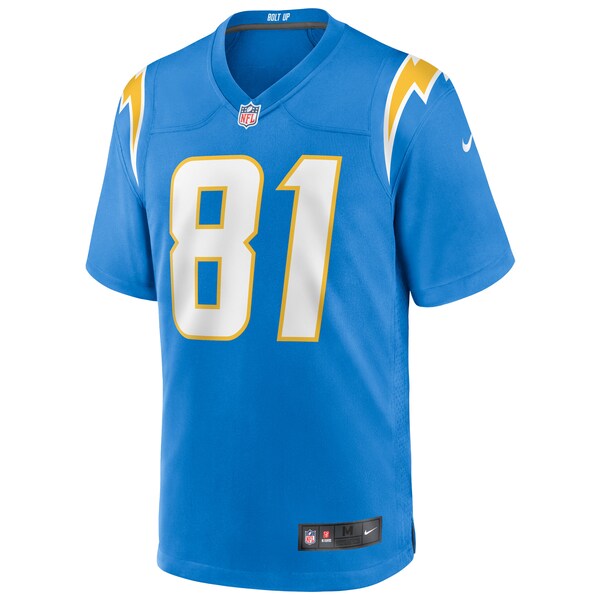 Mike Williams Los Angeles Chargers Nike Game Jersey - Powder Blue/Navy/Royal/White - Image 3