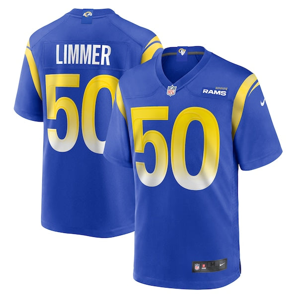 Beaux Limmer Los Angeles Rams Nike Team Game Jersey - Royal