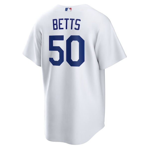 Mookie Betts Los Angeles Dodgers Nike 2025 World Series Home Replica Player Jersey - White - Image 3