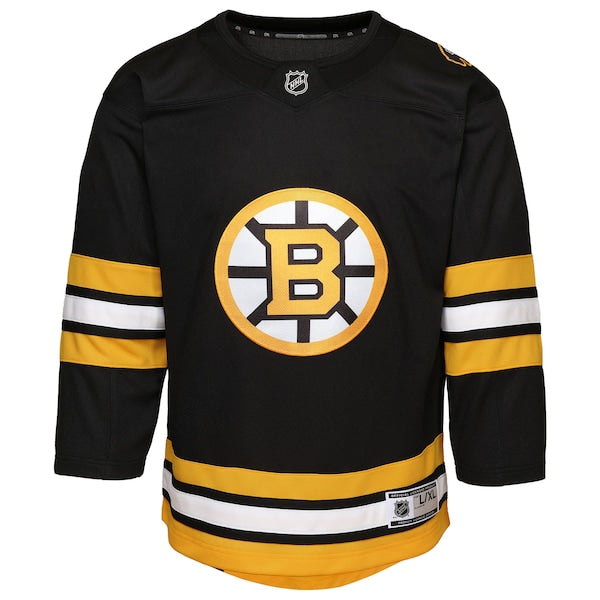 David Pastrnak Boston Bruins Preschool Home Replica Player Jersey - Black - Image 2