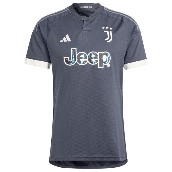 Juventus adidas Youth 2023/24 Third Replica Jersey - Gray - Image 2