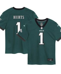 Jalen Hurts Philadelphia Eagles Nike Preschool Game Jersey - Midnight Green