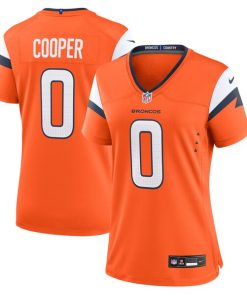 Alternative view of Jonathon Cooper Denver Broncos Nike Women's Team Game Jersey -  Orange