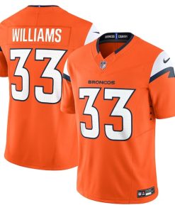 Javonte Williams Denver Broncos Nike Vapor F.U.S.E. Limited Jersey - Orange