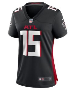 Alternative view of Van Jefferson Atlanta Falcons Nike Women's  Game Jersey -  Black