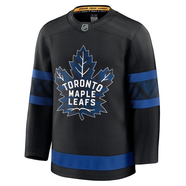 Toronto Maple Leafs Alternate Premium Jersey - Black/Blue/White - Image 4