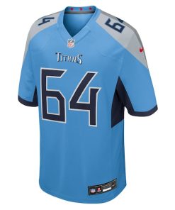 Alternative view of Jackson Slater Tennessee Titans Nike Team Game Jersey -  Light Blue