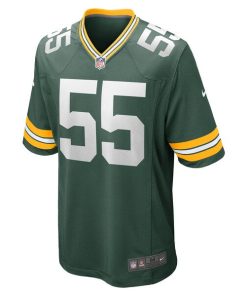 Alternative view of Kingsley Enagbare Green Bay Packers Nike Game Player Jersey - Green