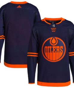 Edmonton Oilers adidas Men's Alternate Primegreen Authentic Blank Jersey - Navy