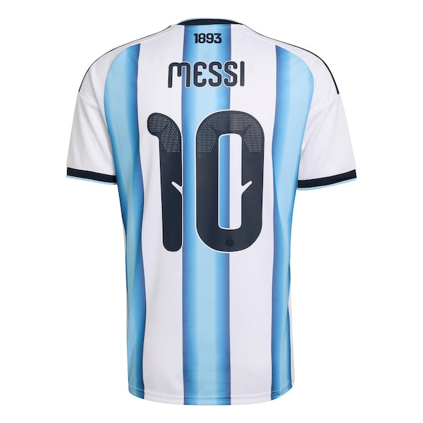 Lionel Messi Argentina National Team adidas FIFA x World Cup 2022 Winners Home Replica Jersey - White - Image 3