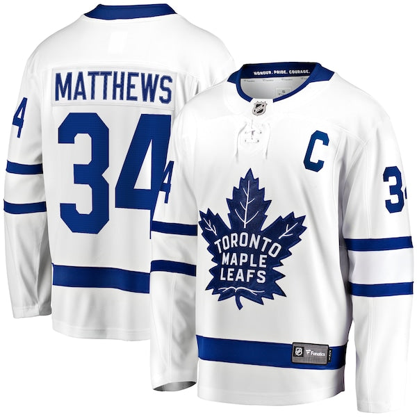 Auston Matthews Toronto Maple Leafs C Premier Breakaway Player Jersey - White