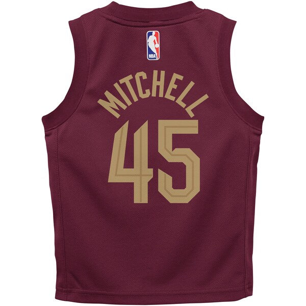 Donovan Mitchell Cleveland Cavaliers Nike Toddler Swingman Player Jersey - Icon Edition - Wine - Image 3