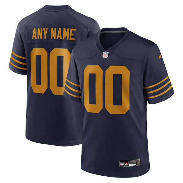 Green Bay Packers Nike The 1923 Classic Game Custom Jersey - Navy/White/Green - Image 2
