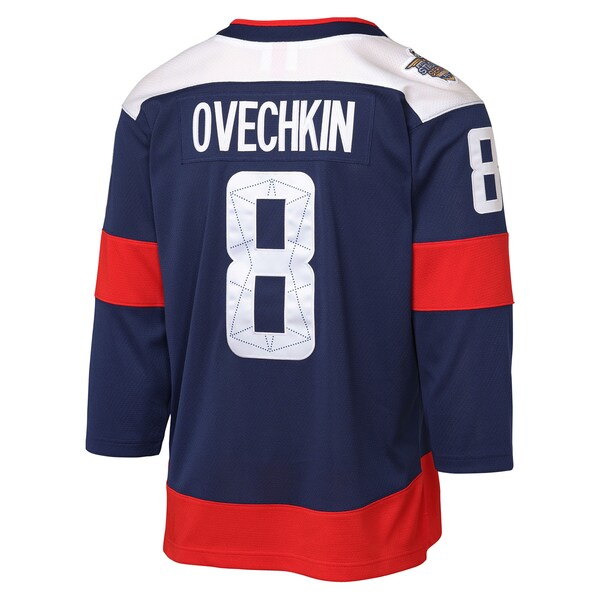 Alexander Ovechkin Washington Capitals Youth 2018 NHL Stadium Series Power Play 2.0 Player Jersey - Navy/Black - Image 5