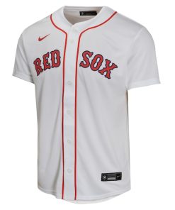 Alternative view of Rafael Devers Boston Red Sox Nike Youth Home Game Player Jersey - White
