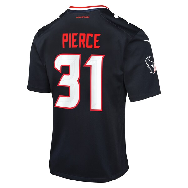 Dameon Pierce Houston Texans Nike Youth Game Jersey - Navy/Red - Image 4