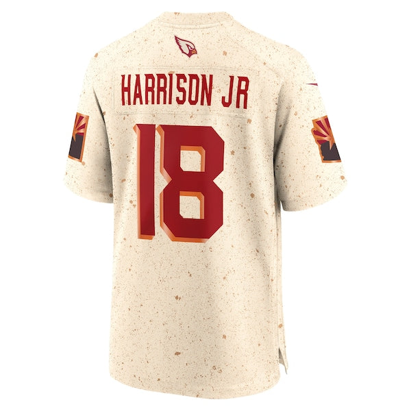 Marvin Harrison Jr. Arizona Cardinals Nike 2025 Rivalries Collection Game Jersey - Natural - Image 3
