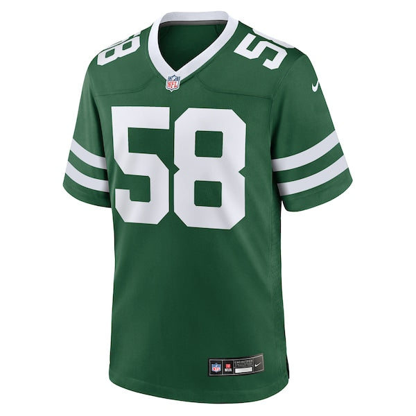 Eric Watts New York Jets Nike Team Game Jersey - Legacy Green - Image 2