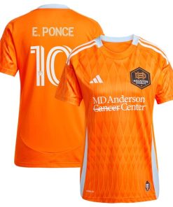 Ezequiel Ponce Houston Dynamo FC adidas Women's 2025 Season 20 Replica Player Jersey - Orange