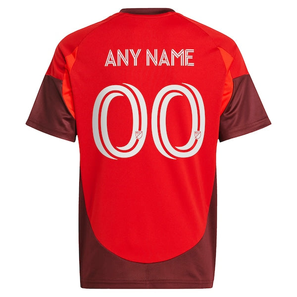 Toronto FC adidas Youth 2025 Club Kit Replica Custom Jersey - Red - Image 3