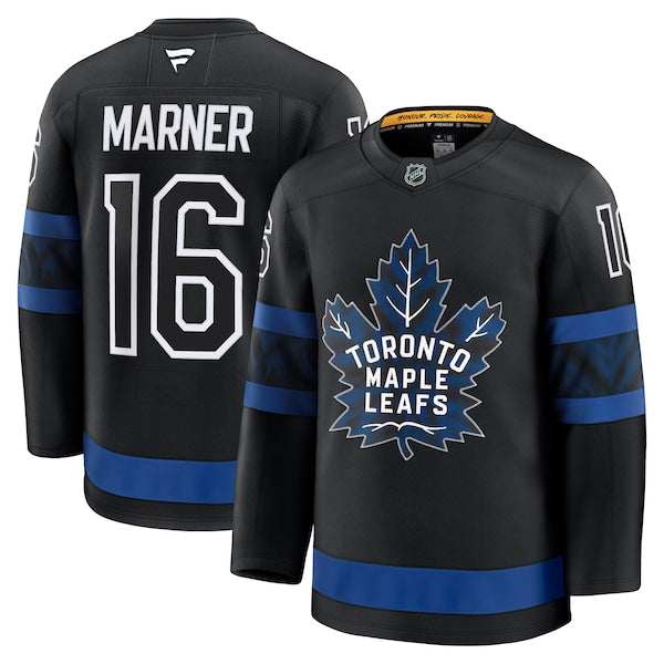Mitch Marner Toronto Maple Leafs Alternate Premium Jersey - Black/Blue