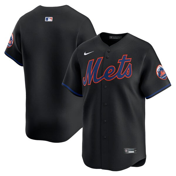 New York Mets Nike Alternate Limited Jersey?ยจC Black