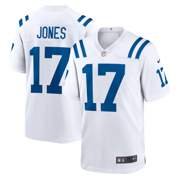 Daniel Jones Indianapolis Colts Nike Game Jersey - White/Royal