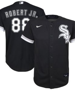 Luis Robert Chicago White Sox Nike Youth Alternate Replica Player Jersey - Black