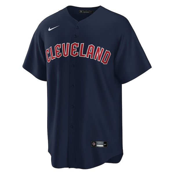 Josh Naylor Cleveland Guardians Nike Alternate Replica Jersey - Navy/White - Image 5
