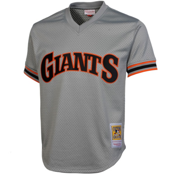 Will Clark San Francisco Giants 1989 Authentic Cooperstown Collection Batting Practice Jersey - Gray - Image 2