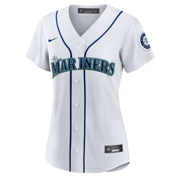 Seattle Mariners Nike Women's #1 Mom Home Replica Jersey - White - Image 2