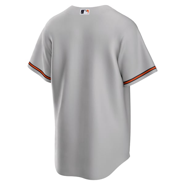 Baltimore Orioles Nike Road Replica Team Jersey - Gray/White/Black - Image 3