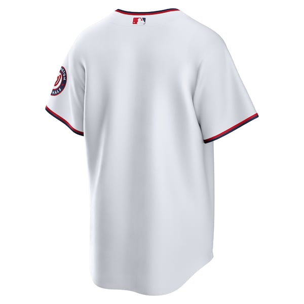 Washington Nationals Nike Home Blank Replica Jersey - White - Image 3