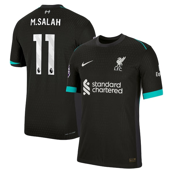 Mohamed Salah Liverpool Nike 2024/25 Away Authentic Jersey - Forest Green - Image 2