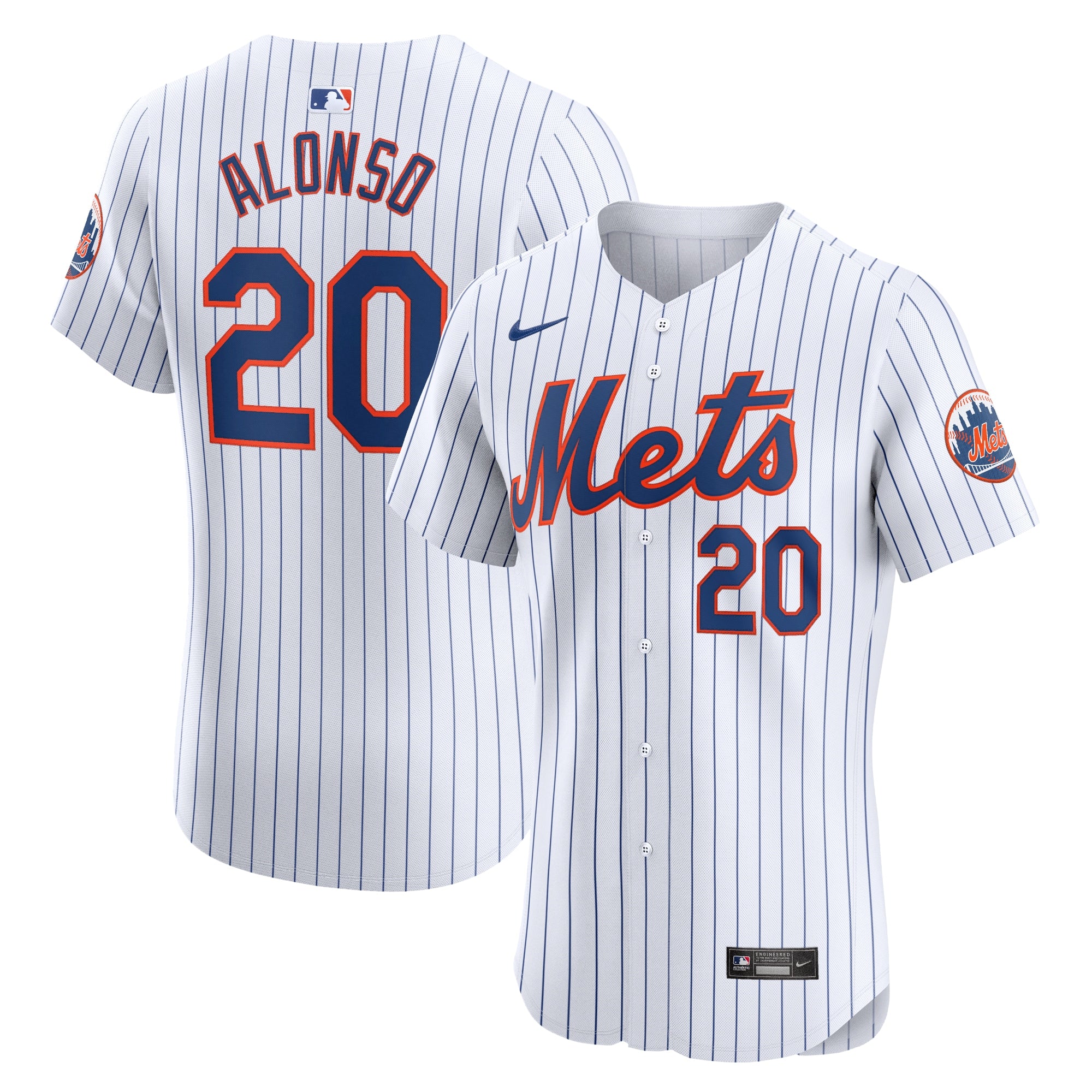 Pete Alonso New York Mets Nike 2nd Alternate Elite Player Jersey - Royal/White - Image 5
