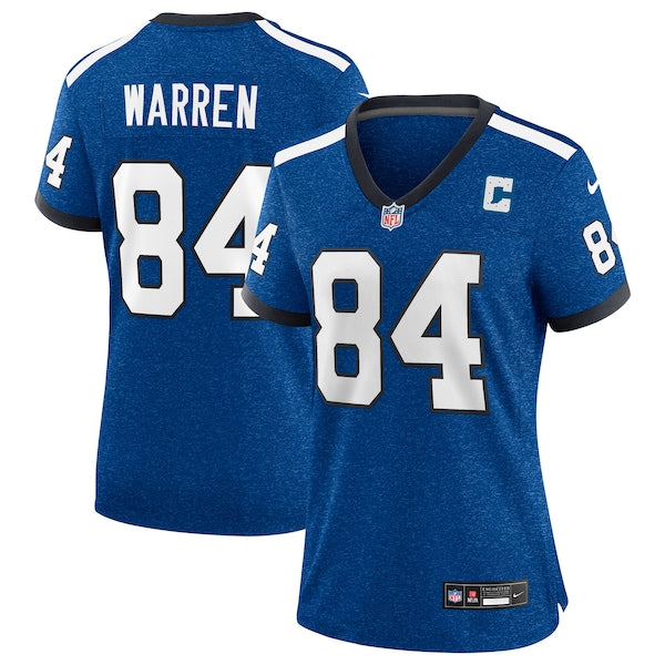 Tyler Warren Indianapolis Colts Nike Women's Alternate 2 Indiana Nights Game Jersey - Heather Royal