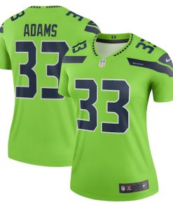 Jamal Adams Seattle Seahawks Nike Women's Legend Jersey - Neon Green/Navy