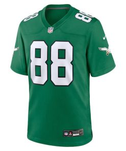 Alternative view of Dallas Goedert Philadelphia Eagles Nike Alternate Game Player Jersey - Kelly Green
