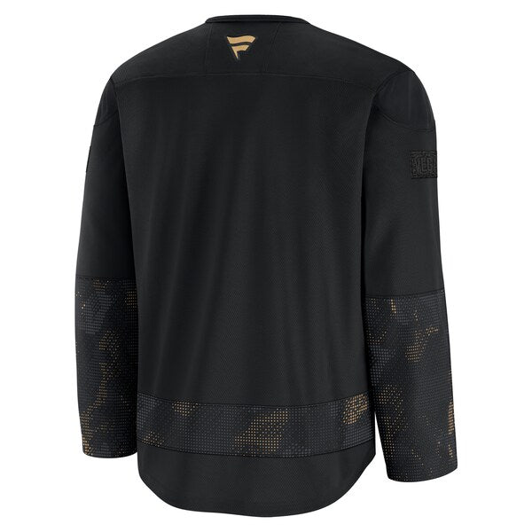 Vegas Golden Knights 2024 Military Appreciation Practice Jersey - Black - Image 3