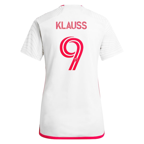 Jo?o Klauss St. Louis City SC adidas Women's 2024 The Confluence Kit Replica Player Jersey - White - Image 2