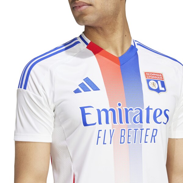 Olympique Lyonnais adidas 2024/25 Home Replica Jersey - White - Image 3