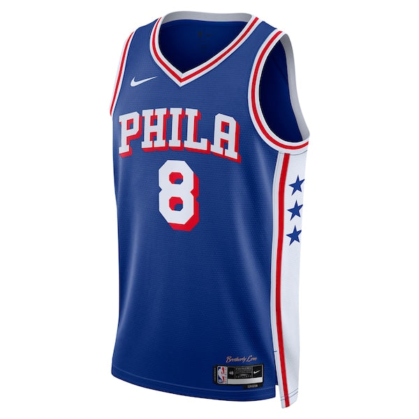 Paul George Philadelphia 76ers Nike Unisex 2024 Offseason Addition Nike Swingman Jersey - Royal - Image 2