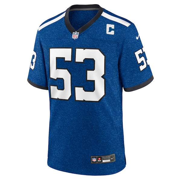 Shaquille Leonard Indianapolis Colts Nike Indiana Nights Alternate Game Jersey - Royal - Image 2