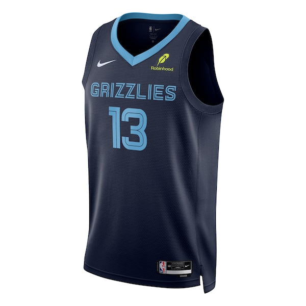 Jaren Jackson Jr. Memphis Grizzlies Nike Unisex Swingman Badge Player Jersey - Icon Edition - Navy - Image 2