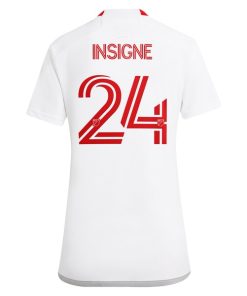 Alternative view of Lorenzo Insigne Toronto FC adidas Women's 2024 GTA Kit Replica Player Jersey?¨C White