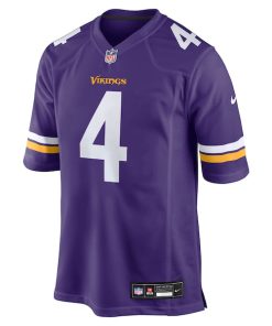 Alternative view of Myles Price Minnesota Vikings Nike Team Game Jersey -  Purple