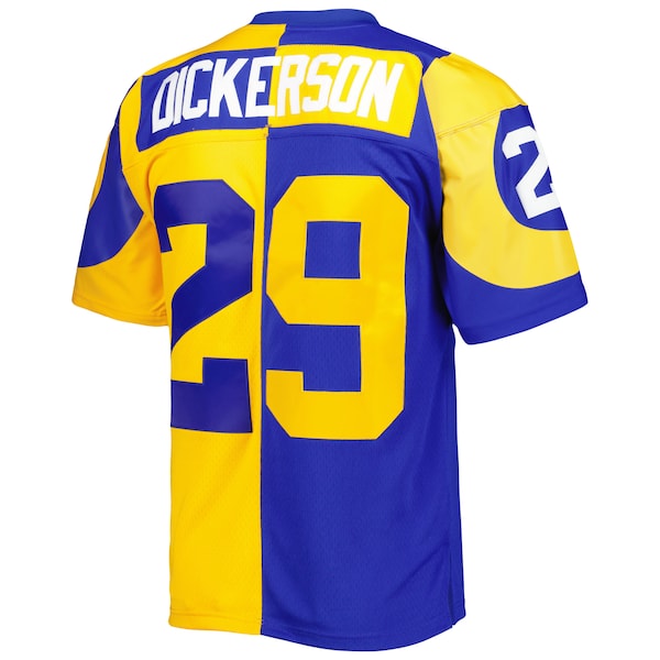 Eric Dickerson Los Angeles Rams 1984 Split Legacy Replica Jersey - Royal/Gold - Image 4