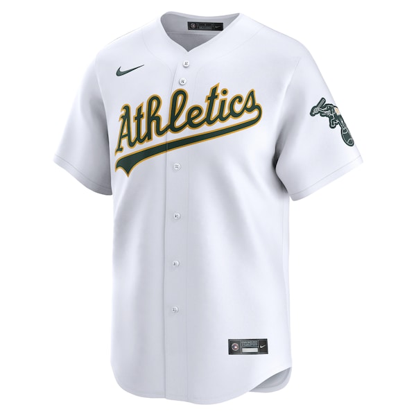 Oakland Athletics Nike Youth Home Limited Jersey - White - Image 2
