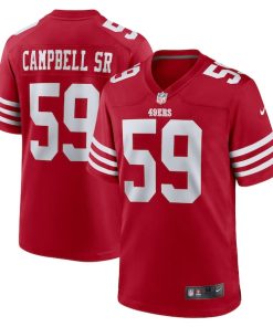 De'Vondre Campbell San Francisco 49ers Nike  Game Jersey -  Scarlet